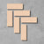 Apricot Herringbone Cement Tile